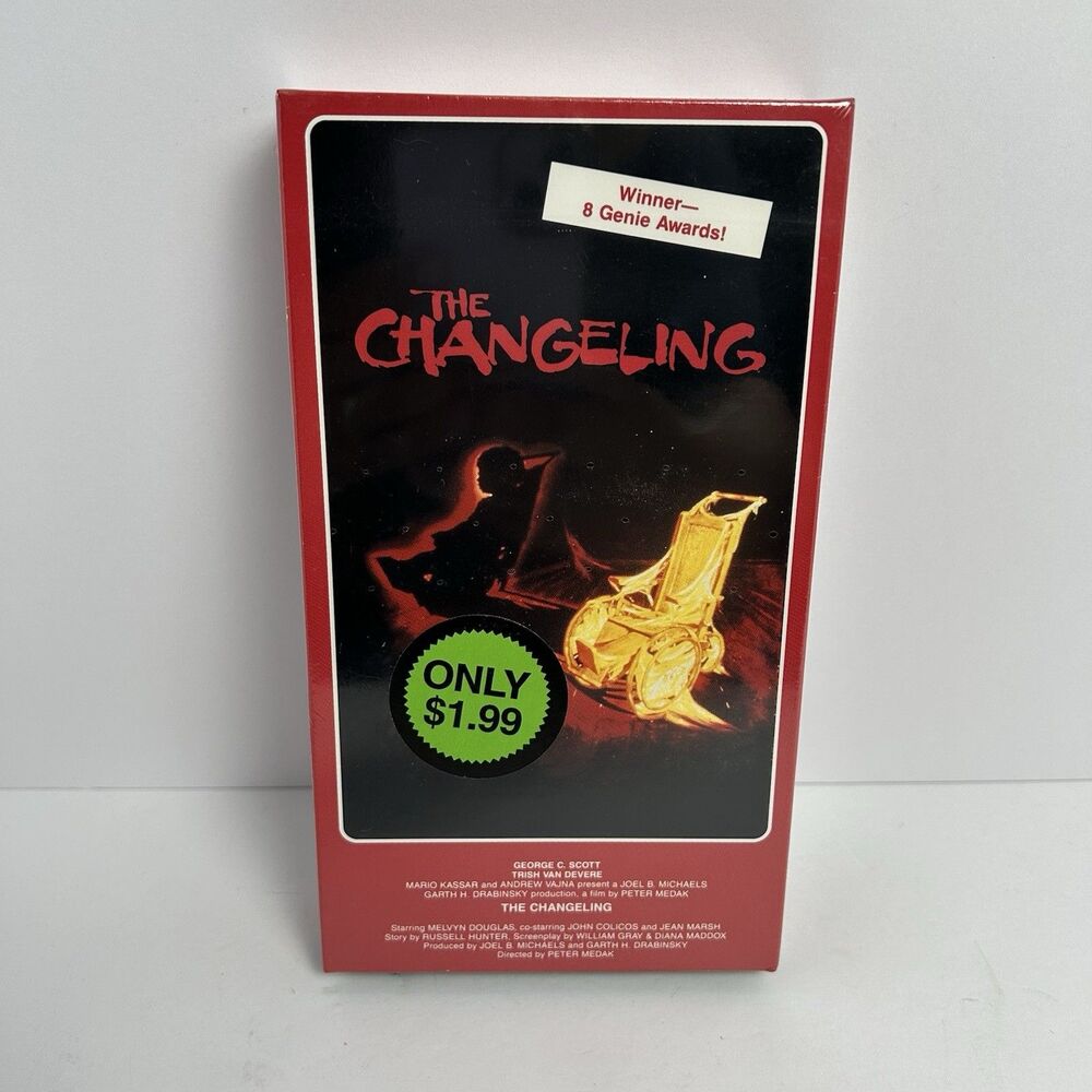 The Changeling (1980) VHS - HBO Release. George C. Scott. Horror-Mystery Sealed
